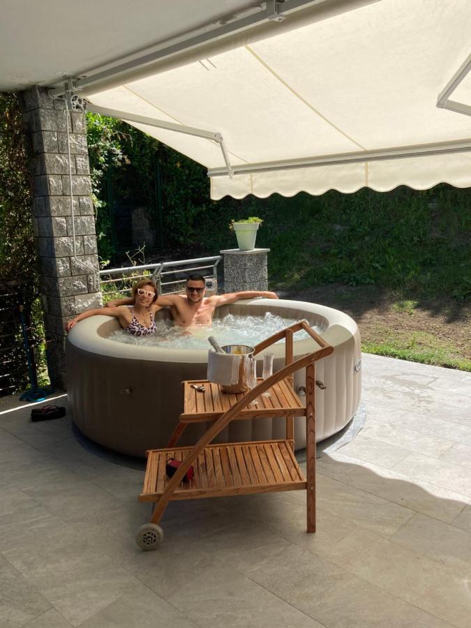 Armonie Del Lago - Lakeview Retreat With Private Garden, Pool & Jacuzzi 巴韦诺 外观 照片
